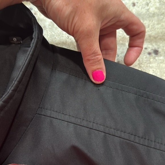 Tumi Tech by Tumi Black Softshell Full Zip Metro Jacket Zip Pockets Men’s Large - Picture 16 of 16